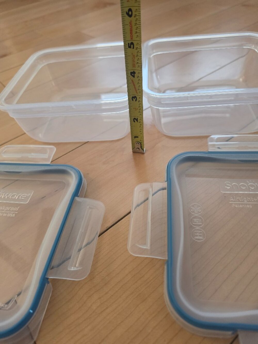 Snapware rectangle 2 plastic containers - Picture 9 of 9